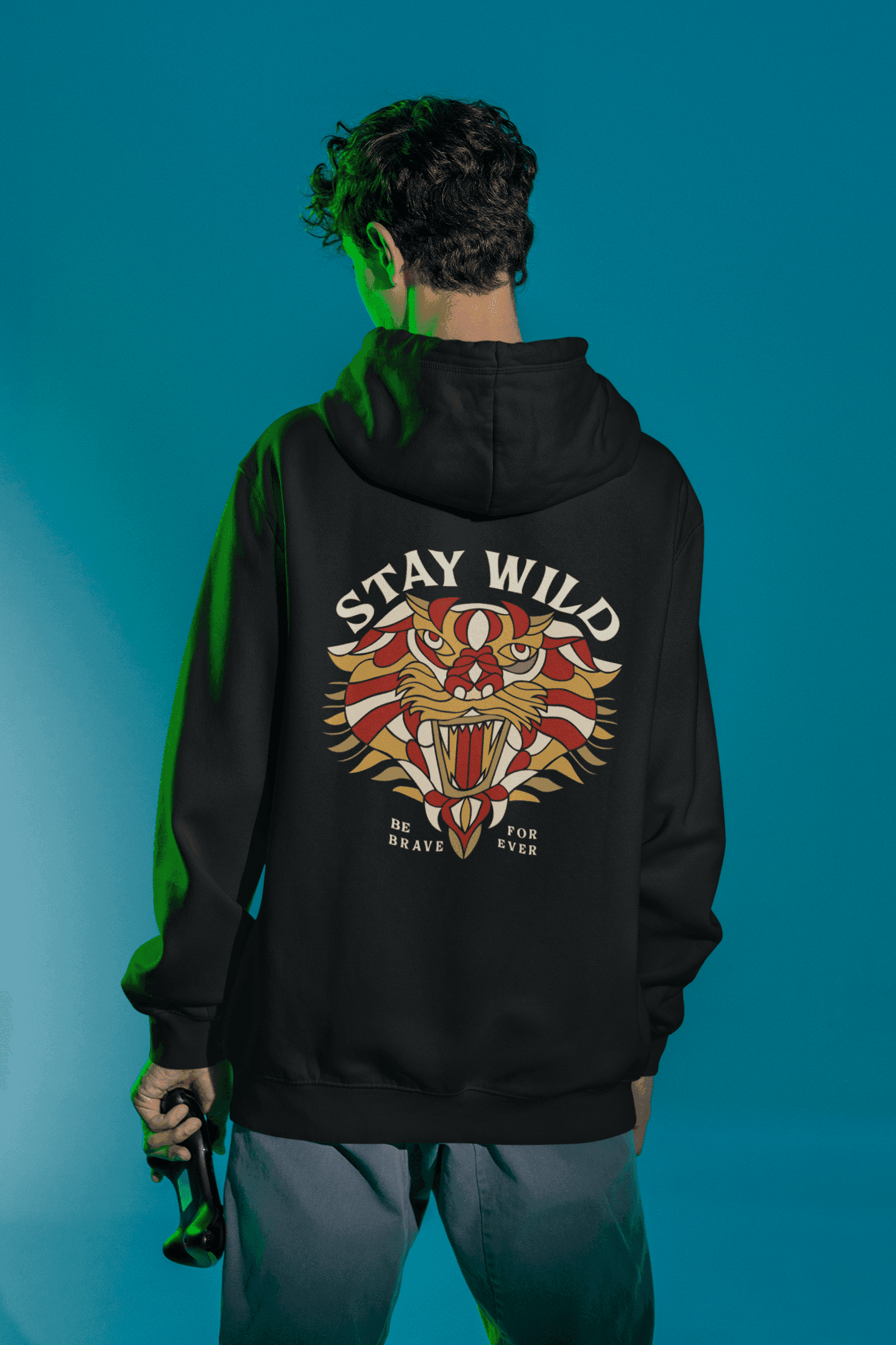 Black Men's Hoodie